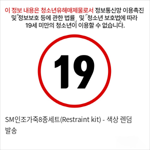 초보자용 BDSM플레이 인조가죽 8종세트 - 색상 랜덤 발송